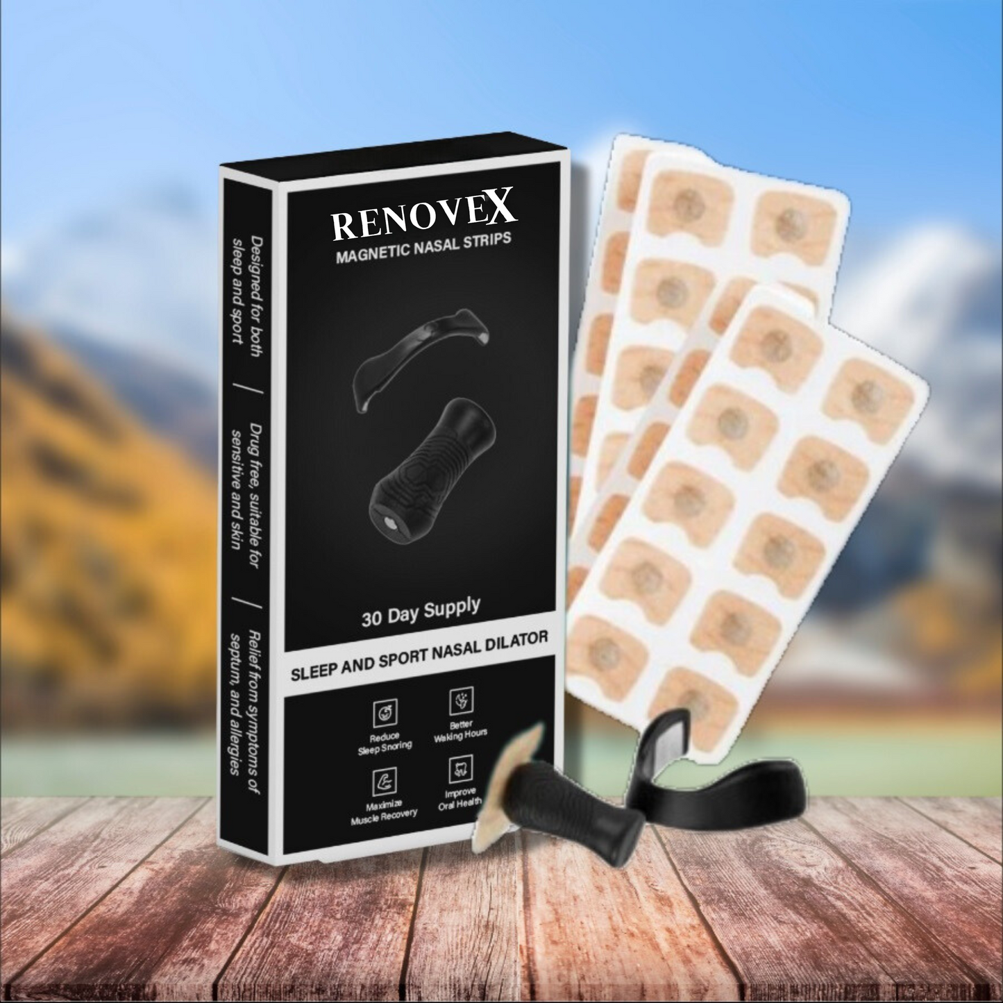 RENOVEX™ | Magnetic Nasal Strips